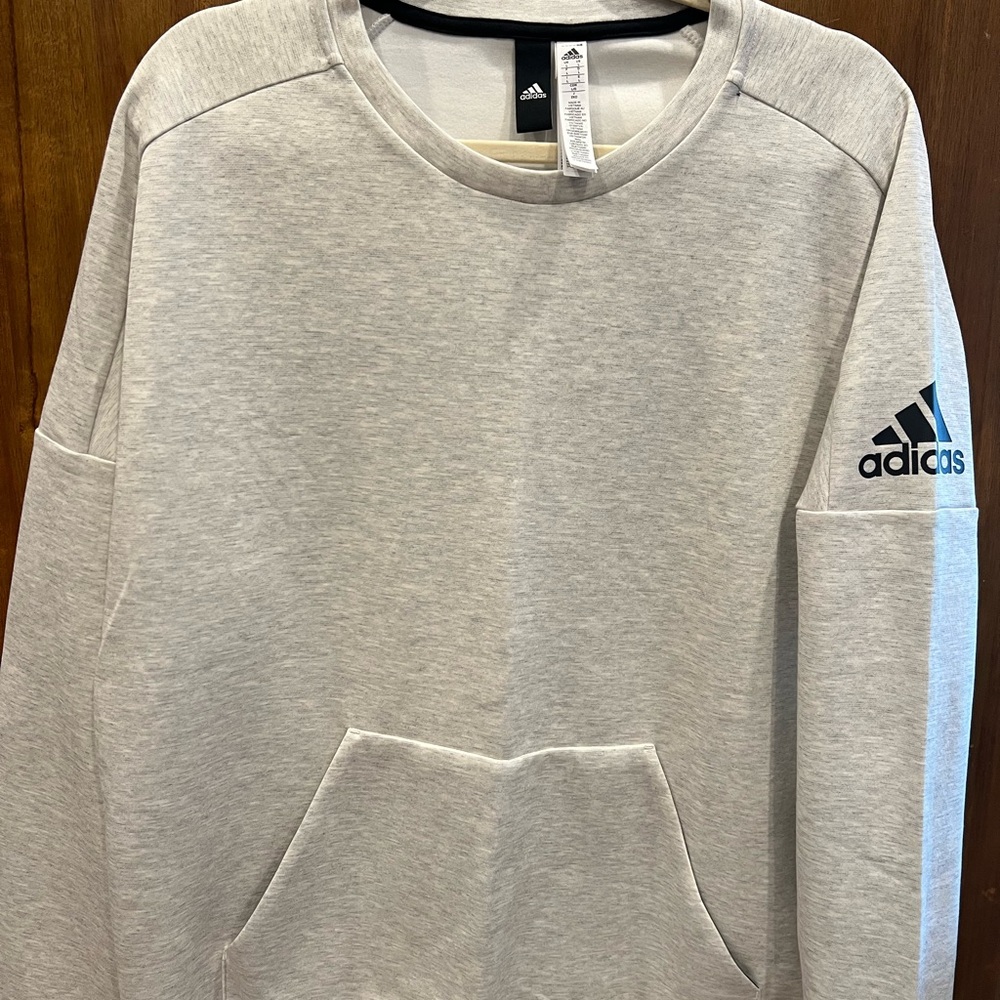 Adidas Light Gray Sweatshirt